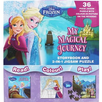 DISNEY FROZEN MY MAGICAL JOURNEY: Storybook and 2-in-1 Jigsaw Puzzle