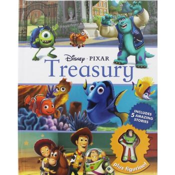 DISNEY PIXAR TREASURY: Includes 5 Amazing Stories Plus Figurine!