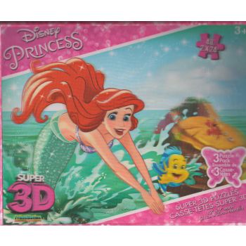 DISNEY PRINCESS: Super 3D Puzzle