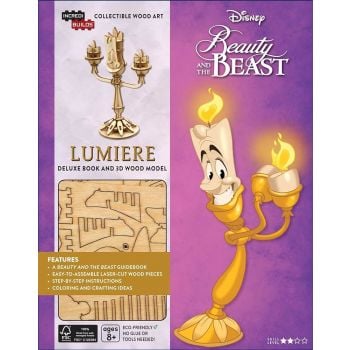 DISNEY`S BEAUTY AND THE BEAST: LUMIERE DELUXE BOOK AND MODEL SET