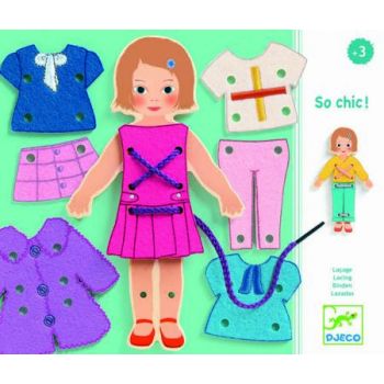 Игра дървена So Chic! 15 части. Възраст: +3 год.