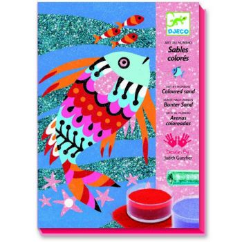 Комплект за рисуване с пясък Fish. Възраст: 6-11
