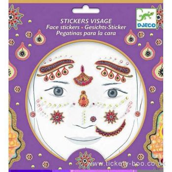 Стикери за лице India Princess. Възраст: +3 год. /DJ09213/, “Djeco“