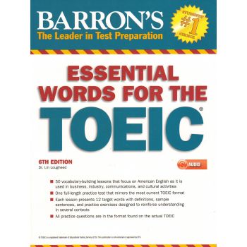 ESSENTIAL WORDS FOR THE TOEIC WITH MP3 CD, 6th Edition