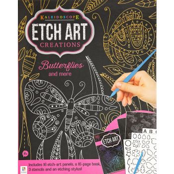 ETCH ART CREATIONS: Butterflies and More. “Kaleidoscope“