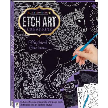 ETCH ART CREATIONS: Mythical Creatures. “Kaleidoscope“