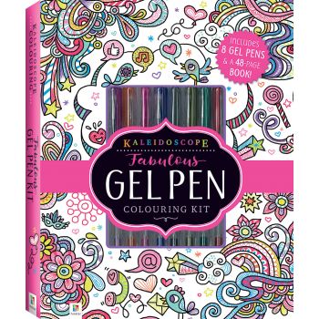 FABULOUS GEL PEN COLOURING KIT. “Kaleidoscope“
