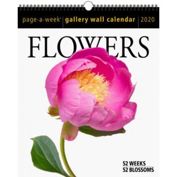 FLOWERS PAGE-A-WEEK GALLERY CALENDAR 2020. /стенен календар/