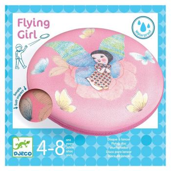 Фризби Flying Girl. Възраст +4 год. /DJ02035/. “Djeco“