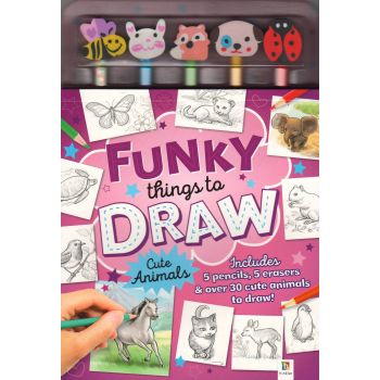 FUNKY THINGS TO DRAW: 5-Pencil Set