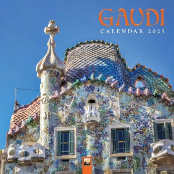 Gaudi Wall Calendar 2025