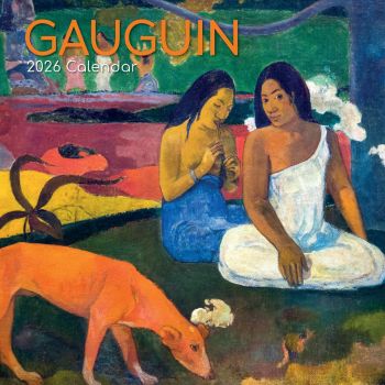 Gauguin. 16-Month Square Wall Calendar 2026