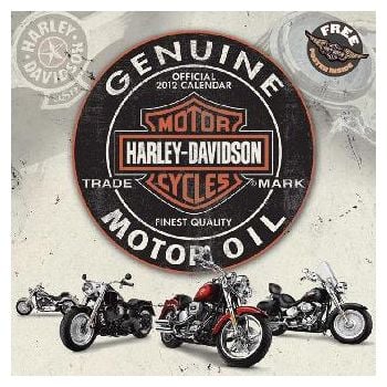 HARLEY DAVIDSON 2012. /стенен календар: 30 х 30