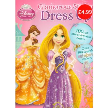 GLAMOROUS STICKER DRESS UP. “Disney Princess“