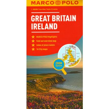 GREAT BRITAIN, IRELAND. “Marco Polo Map“