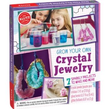 GROW YOUR OWN CRYSTAL JEWELRY. “Klutz“