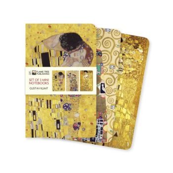 Gustav Klimt (Set of 3 Mini Notebooks)