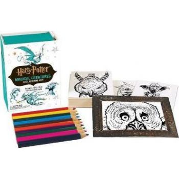 HARRY POTTER MAGICAL CREATURES: Coloring Kit