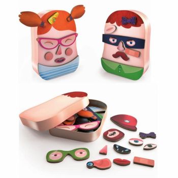 Игра с магнити Portraito. Възраст: +3 год. /DJ03080/, “Djeco“