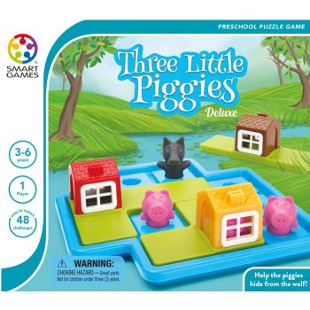 Игра Three Little Piggies Deluxe. Възраст: 3-6 год. /SG023/, “Smart Games“