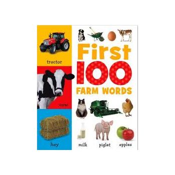 FIRST 100 FARM WORDS: Mini Board Book
