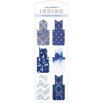 MAGNETIC BOOKMARK: Indigo (6 Bookmarks)