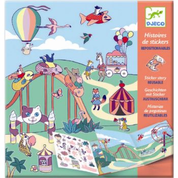 Стикери The Funfair. Възраст: 4-8 год. /DJ08952/, “Djeco“