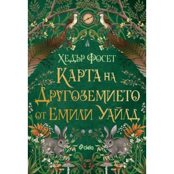 Карта на Другоземието от Емили Уайлд /с цветни порезки/