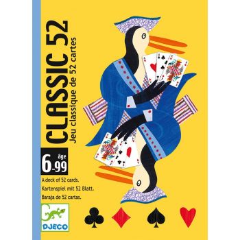Карти за игра Classic 52. Възраст: 6-99 год. /DJ05100/, “Djeco“