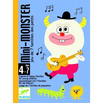 Карти за игра Mini Monster. Възраст: 4-7 год. /DJ05124/, “Djeco“