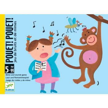 Карти за игра Pouet! Pouet! Възраст: 5-99 год. /DJ05152/, “Djeco“