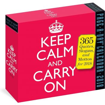 KEEP CALM AND CARRY ON PAGE-A-DAY CALENDAR 2024