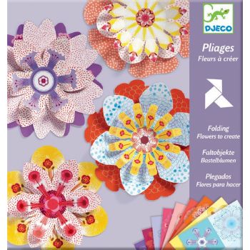 Киригами Flowers to Create. Възраст 6-11 год. /DJ09403/, “Djeco“