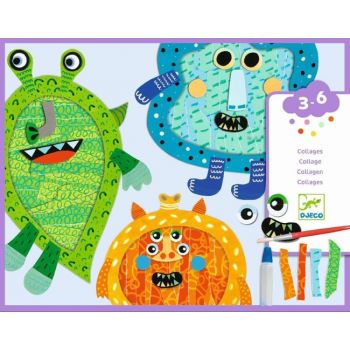 Kолажи за деца Tear and stick. Възраст 3+. /DJ09875/, “Djeco“