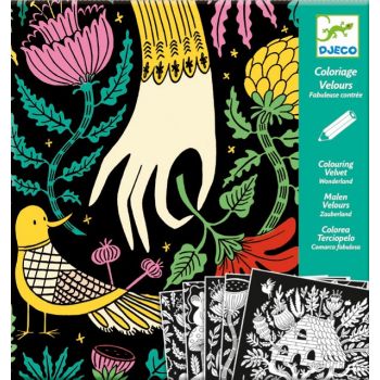 Комплект кадифени картини Wonderland. Възраст: 6-9 год. /DJ09626/, “Djeco“