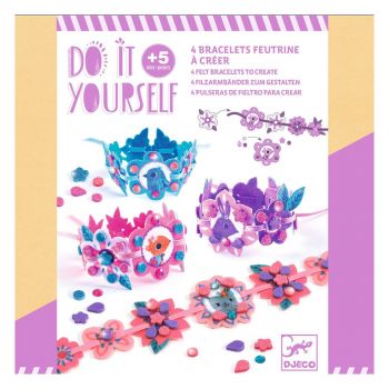 Комплект Направи си сам 4 великолепни гривни. Възраст: 5+ год. /DJ07938/