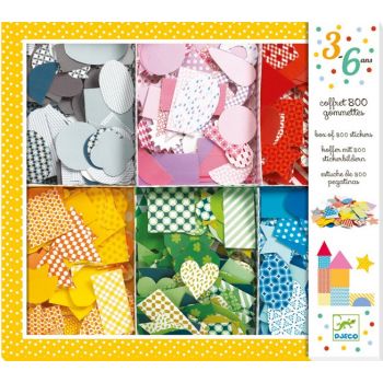 Комплект стикери за декорация Box of 800 stickers. Възраст: 3-6 год. /DJ09881/, “Djeco“
