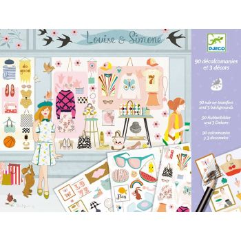 Комплект трансферен печат Fashionista. Възраст: 4-8 год. /DJ09569/, “Djeco“