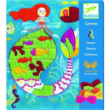 Комплект за бродиране Mermaid. Възраст: 6-11 год. /DJ09828/, “Djeco“