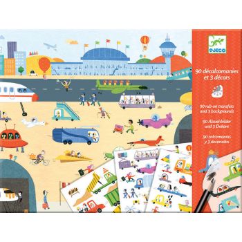 Комплект за декорация с ваденки Behind the Wheel! Възраст: 4-8 год. /DJ09567/, “Djeco“