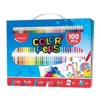 Комплект за рисуване COLOR PEPS 100 части. “Аргос Прима ООД“