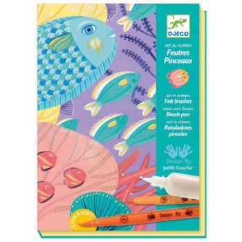 Комплект За Рисуване Under The Sea. Възраст: 7+ год. /DJ08647/, “Djeco“