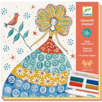 Комплект за рисуване Romantic Flowers. Възраст: 8-14 год. /DJ08601/, “Djeco“