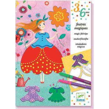 Комплект за рисуване Marie`s Pretty Dresses. Възраст: 3-6 год. /DJ09886/, “Djeco“