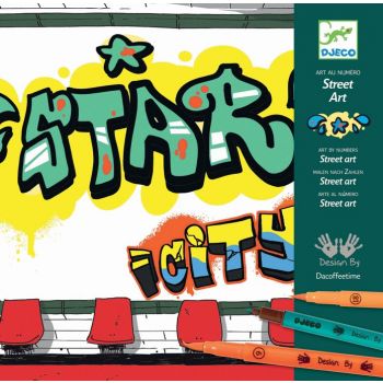 Комплект за рисуване Street Art. Възраст: 7-13 год. /DJ08615/, “Djeco“