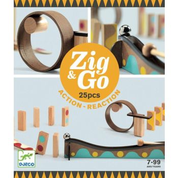Конструктор Zig & Go 25 части. Възраст: 7-99 год. /DJ05642/, “Djeco“