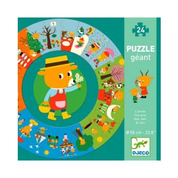 Пъзел Гигант The Year. 24 части. Възраст: 3+ год. /DJ07016/, “Djeco“