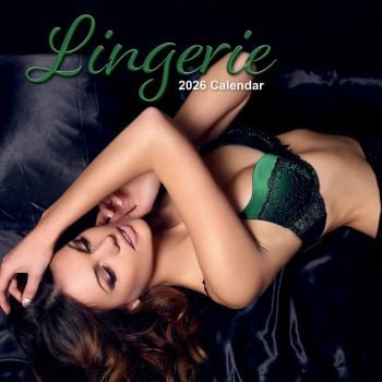 Lingerie. 16-Month Square Wall Calendar 2026
