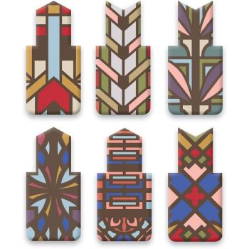 MAGNETIC BOOKMARK: Frank Lloyd Wright Designs (6 Bookmarks)