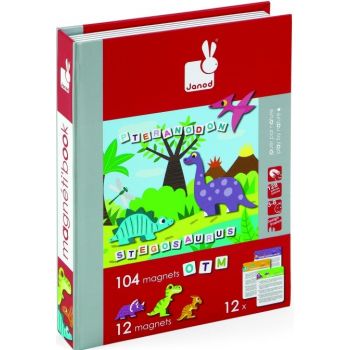 Магнити Dinosaurs. 128 части. Възраст: 3-8 год. /JO2816/, “Janod“